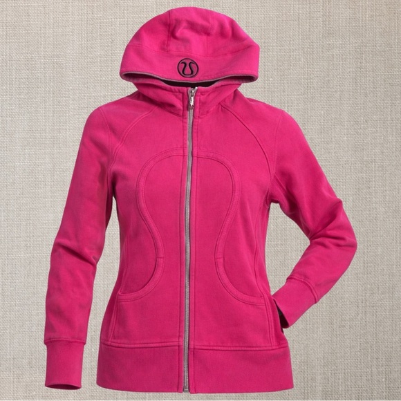 lululemon athletica Tops - Lululemon Scuba Hoodie - Classic/Original Version - Pow Pink
